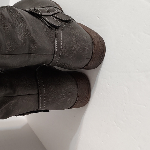 New Gray JustFab Boots sz 7.5W - Picture 7 of 7